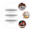 3Pcs Condiment Holder Rotatable Plastic Spice Rack For Kitchen Countertop 7