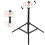 Adjustable Height Tripod, Wireless Bluetooth Remote Control Enabled Selfie Stick Tripod with Universal Phone Holder, 5-Section Foldable Design for 2