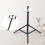 Adjustable Height Tripod, Wireless Bluetooth Remote Control Enabled Selfie Stick Tripod with Universal Phone Holder, 5-Section Foldable Design for 5