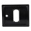 Flush Mounted Access Panel for Walls, Surface Mounted Steel Material Inspection Hatch with Reversible Panel Design, Concealed Hinge for Indoor Use, 3