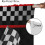 Black and White Checkered Blackout Curtains Racing Theme 6