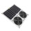 Solar Vent Fan 12in Twin Blade Coop Use 20