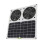 Solar Vent Fan 12in Twin Blade Coop Use 21