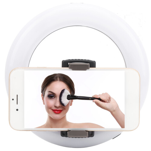 Color Temperature Switch Ring Light, Adjustable Ring Light with3Modes and3-Level Brightness, Portable Selfie Ring Light for Live Streaming and 2