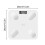 Bluetooth Smart Body Scale with BMI and Body Fat Measurement 2