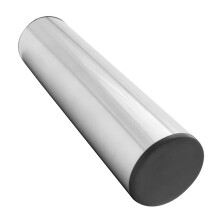 Silver Round Sand Shaker Maracas for Percussion, Stainless Steel