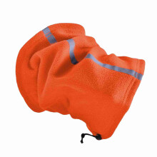 Winter Halswärmer Fleece Orange Kordelzug