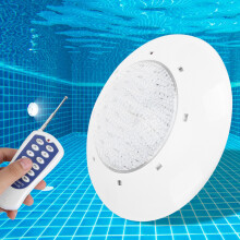 360LED 35W RGB Swimming Pool Wall Light with Remote, IP68, 28cm