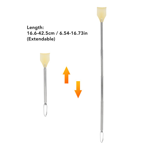 4pcs Extendable Back Scratcher 16.6-42.5cm Steel 1