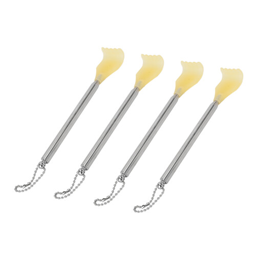 4pcs Extendable Back Scratcher 16.6-42.5cm Steel