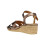 Geox Sandale Compensée Cuir Geox Ischia D02HHC 00022 - Noir 4