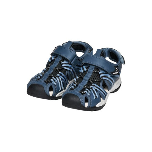 Geox Geox Borealis - Denim - Musta Nahkasandaalit 2