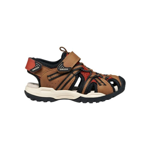 Geox Sandales Cuir Geox Borealis - Marron Clair - Rust 1