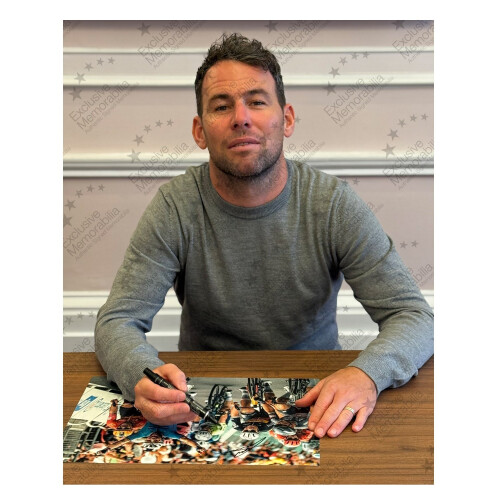 Sir Mark Cavendish Signed Cycling Photo: 35th Stage Win 1