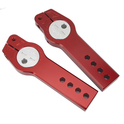 Sturdy Aluminum Alloy Rear Fork Extension Device Easy Installation Smooth Riding Experience Damping Control Practical Rear Fork Extension Improve 2