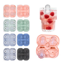 Vassoio per cubetti di ghiaccio in silicone, a forma di pinguino, perfetto per appuntamenti di San Valentino, tè pomeridiano, aperitivi o dessert