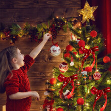 Weihnachtsdekorationsband zum Basteln und Verpacken von Geschenken, handgefertigt und strapazierfähig für festliche Anlässe und Tischdekoration,