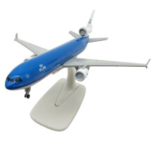 1/400 skala støbt flymodel Holland MD-11 med hjul legering 20 cm fly samlerobjekt display