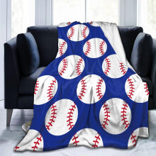 Weiche Flanell-Fleecedecke mit Fußballmotiv (127 x 152 cm), kuschelige Bett-/Sofadecke, warmes Plüschgeschenk für Kinder und Jugendliche