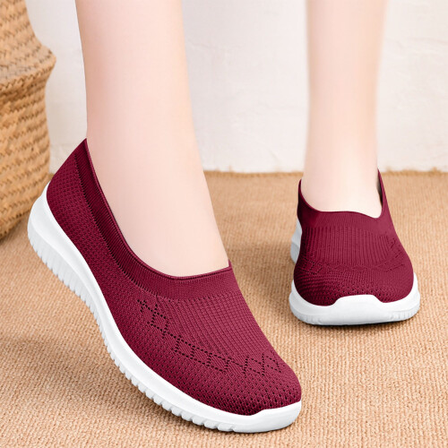 Willtoo Ορθοπεδικά slip-on παπούτσια για περπάτημα για γυναίκες άνετα κεντημένα