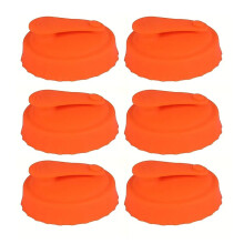 Soda Can Cover Lids Can Lids Juice Beverage Beer No Spill Silicone Can Lid Standard Cans Protector (6 Pack Assorted)