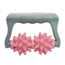 Diepweefselmassageroller – Handheld anti-cellulitis massager met 2 nopjes, geschikt voor fascia-release en spierherstel.