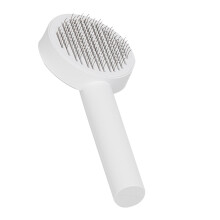 Pet Grooming Comb for Cats & Dogs ABS Steel Comfortable White
