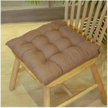 Lot de 2 coussins de chaise de cuisine de 40 cm avec attaches – Coussins d'assise doux pour intérieur/extérieur, compatibles avec les chaises de