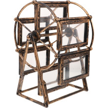 Cadre photo vintage en forme de grande roue rotative, décoration de 12,7 cm (5 pouces)