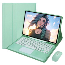 Slanke Smart Keyboard Case compatibel met iPad 9,7" (5e/6e generatie) en iPad Pro 9,7" (2017/2018); afneembaar toetsenbord, touchpad en penhouder.