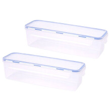 HEMOTON Lot de 2 boîtes de conservation pour pâtes avec couvercles, bleu ciel