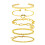 Bracelet Set Letter Coin Heart Gold Bead Stackable 1