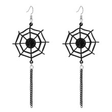 Halloween oorbellen voor dames en heren - Oorbellen met spinnenwebmotief, gotische Halloween-sieraden en accessoires voor feestjes en de feestdagen.