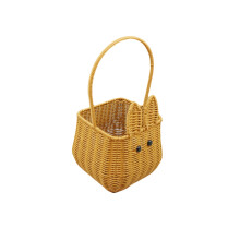 Étagère de rangement circulaire tissée à la main pour comptoir de cuisine, coin café, fruits, garde-manger – Convient aux petits espaces