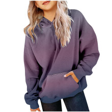 Hoodies for Teen Girls Preppy Oversized Gradient Sweatshirts