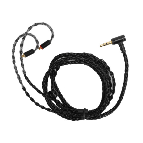 Audio Replacement Cable, Silver Plated Copper Wire for Enhanced Soundstage, Optional MMCX2Pin QDC Pins for Customization