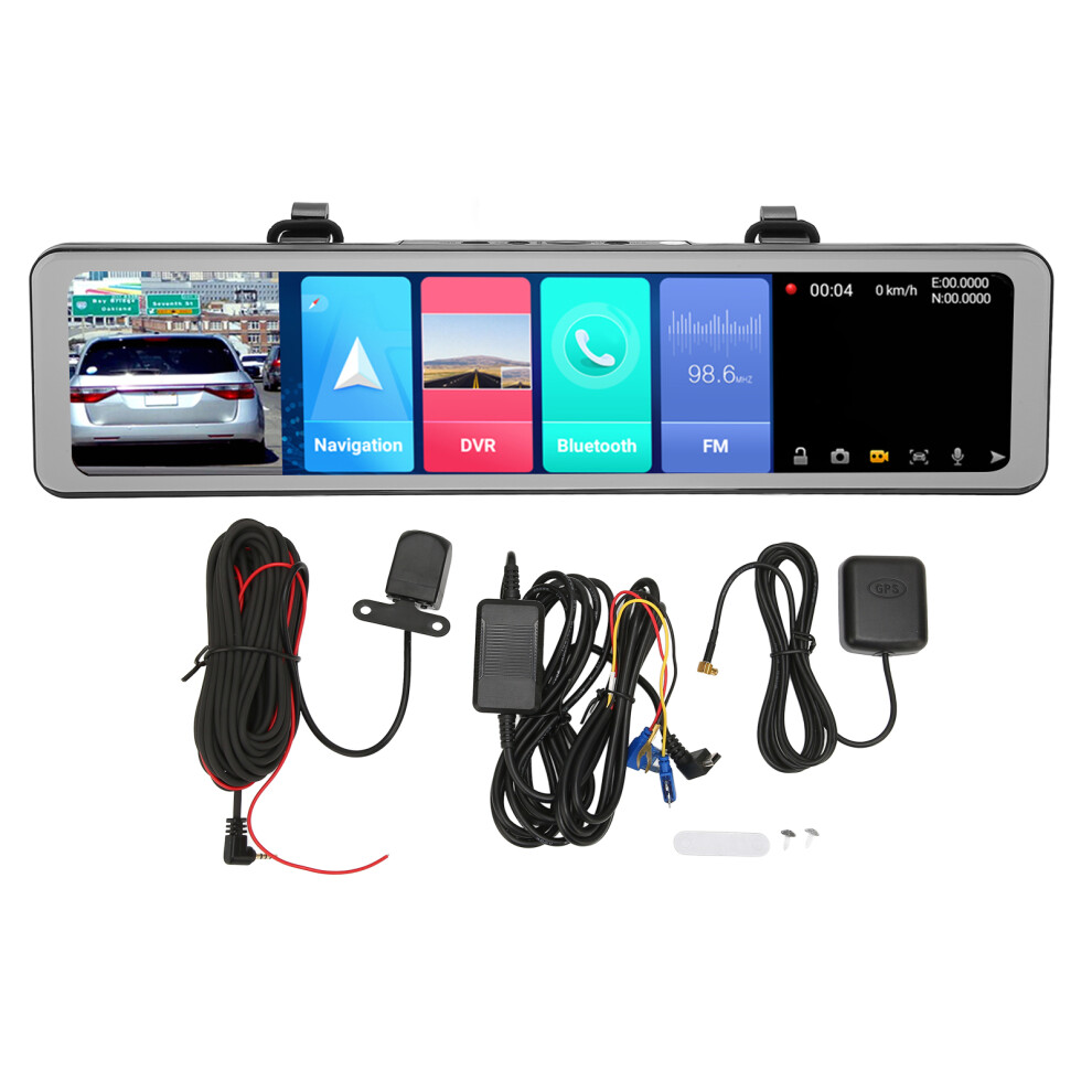 High-Definition Mirror Dash Cam, 10.6Inch Display For Crystal Clear Imaging, And Loop Recording For Continuous Surveillance 9175034786020