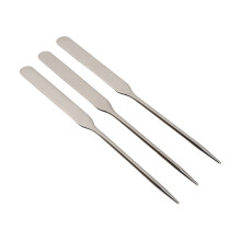 Professional Beauty Shop3Pcs Makeup Mixer With Needle Shaped Tip For Easy Mixing, Sturdy Material Cosmetic Spatula For Home Or Salon Use