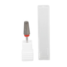 Manicure Pedicure Drill Bits, Tungsten Steel for Safe Precise Nails Shaping, Featuring Halfcover Nail Tip Step Grinding and Designed for Coarse Grit,