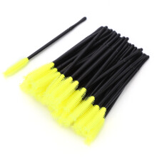 Disposable Mascara Wand, Ideal For Castor Oil Application And Hygienic Design, Featuring A Flexible Head And Soft Fiber Hair