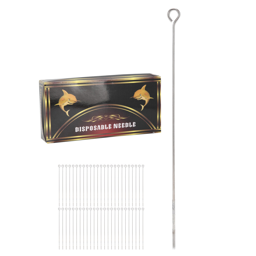 Professional Tattoo Needles, Medical Grade Stainless Steel50Pcs Disposable Tattoo Supplies With Built-In Sterilization Proof