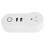 Smart Plug Works With Alexa Remote Control Timer Function Bluetooth Mesh Independent Control WiFi Socket Overload Protection Dual Outlet ETL Listed 6