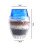 Filtre à eau bleu pour robinet, multilayer, d’installation facile, 6 cm 2