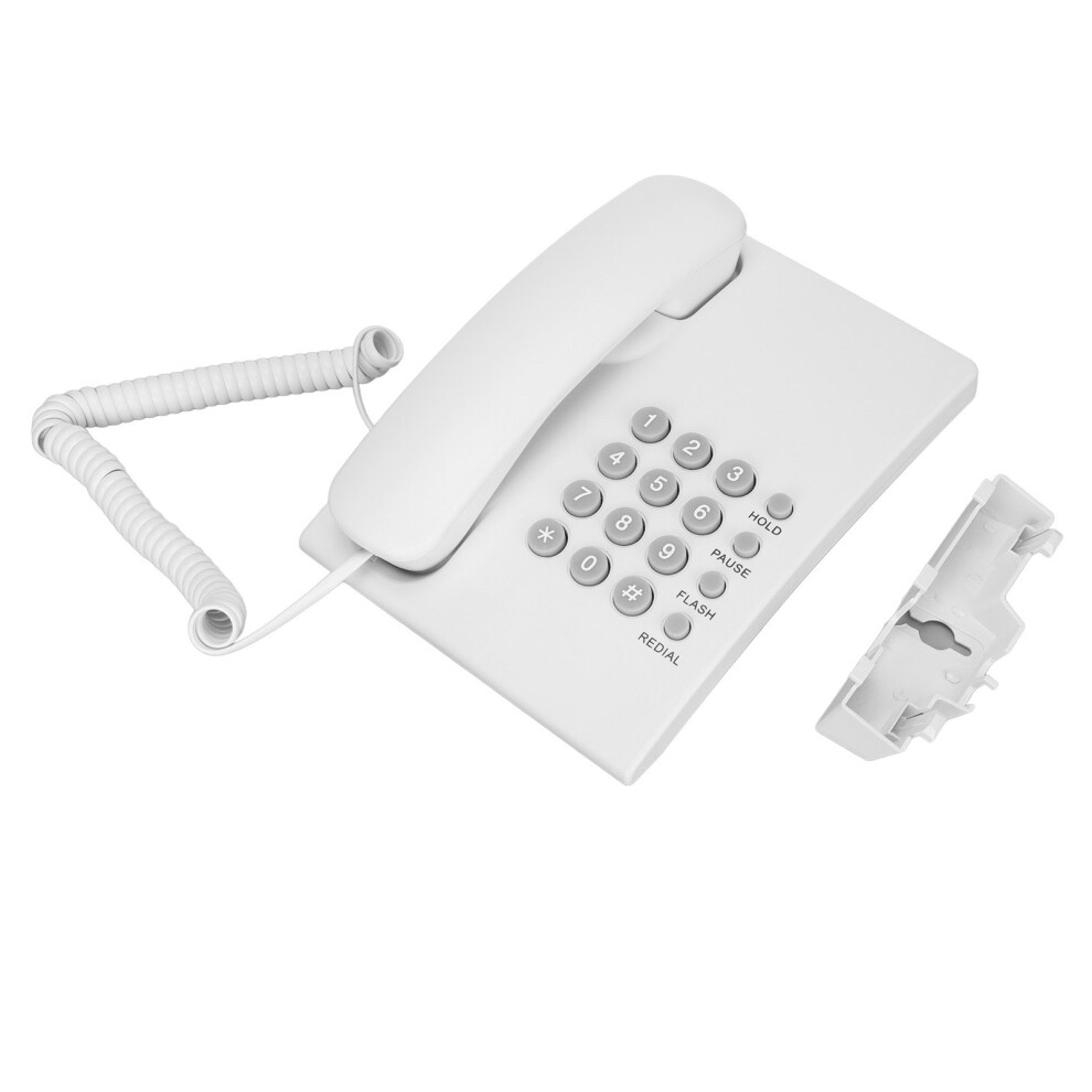 Redial Function Landline Phone With Simple Interface, Hd Sound Quality & Memory For Reliable Communication At Home, Office 9175034786815