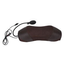 Comfortable Car Seat Headrest, Pu Leather Cover With Intelligent Temp Control, Corrects Lying Position For Safe Driving, Universal Fit For Cars And