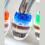 Filtre à eau bleu pour robinet, multilayer, d’installation facile, 6 cm 6