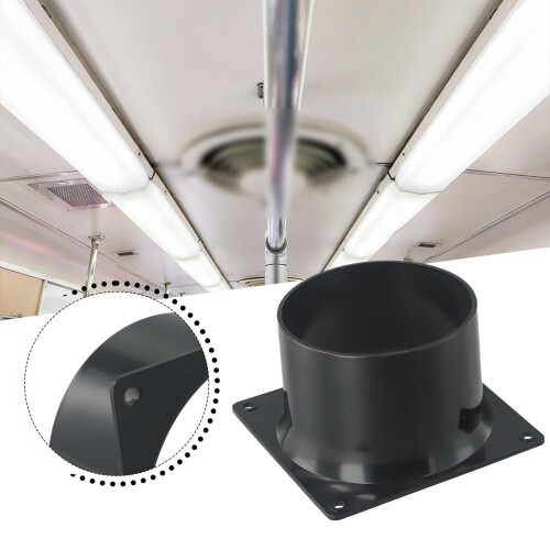 Συνδετήρας φλάντζας τοίχου ABS 75-120Mm για σύνδεση αγωγού αέρα σωλήνα εξαερισμού