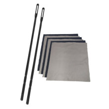 Professional Flute Cleaner Cloth Polishing Swabs Cleaning Rod Maintenance Tool