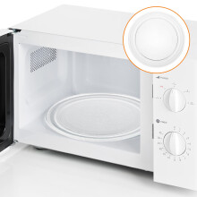 Microwave Turntable Plate 11.8In Round Glass Compatible with Microwaves 1Pack