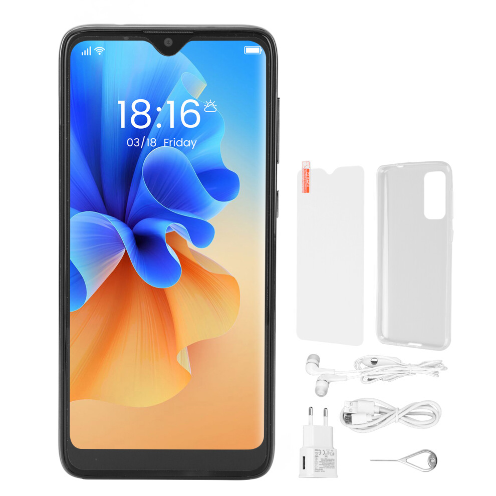 Unlocked Cellphone With Dual Sim, 6.0In Waterdrop Screen, Octa Core Processor, Ai Main Camera, Nfc, Widevine L1, Face Unlock, Battery For Extended 9175034787089